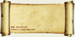 Snežana Damjanov vizit kartica